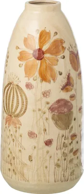 Produktbild von J-Line Vase Vintage Steingut Mehrfarbig Large