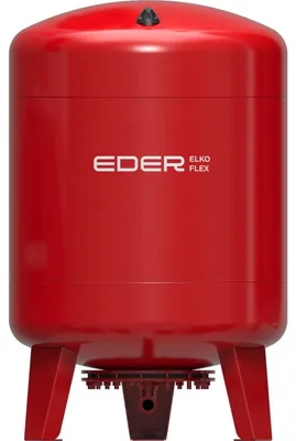 Produktbild von EDER SPIROTECH Ausdehnungsgefäß Elko-Flex SG, 250l, für Heizungsanlagen, rot, 1 Stk.