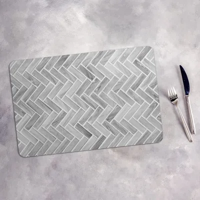 Produktbild von Tischset 6x45x30 cm Platzset Tischmatte Platzmatte Untersetzer - Geometrische Muster Abstrakt