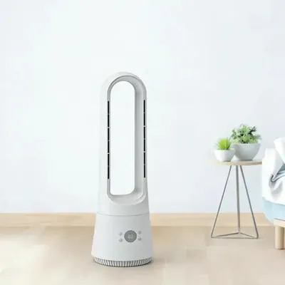 Produktbild von Quality Heating Design Ventilator mit Fernbedienung, Timer und Aromafunktion – 45W Standventilator, 3 Stufen, Oszillation, 109 cm