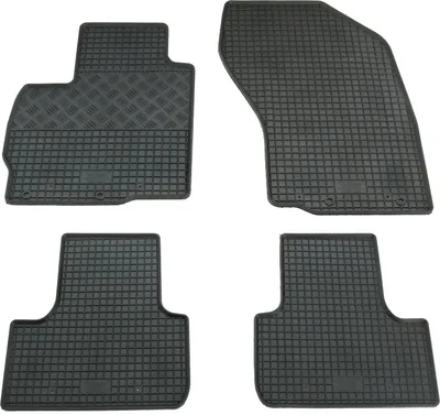 Imagen del producto de Juego de alfombrillas para pies Rigum Gummi, compatible con Mitsubishi ASX, Citroen C4 Aircross y Peugeot 4008
