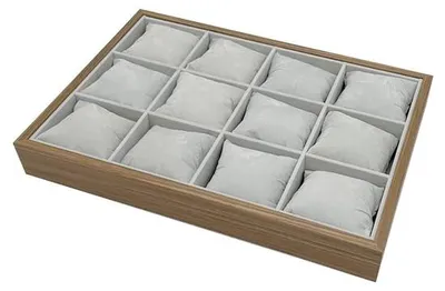 Productafbeelding van Houten Presentatiebord voor 12 Horloges