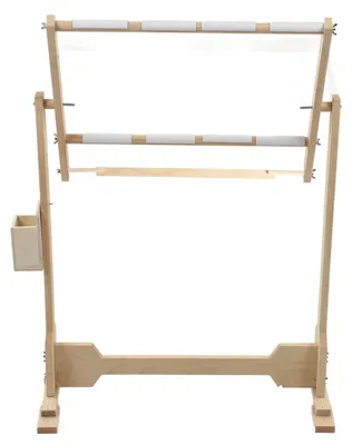 Produktbild von Bodenständer Verstellbar - Holz-Stickrahmen - Teppicharbeit - Kreuzstichrahmen - Höhe/Winkel Anpassbar - Einfach Einstellbar - Stickrahmen