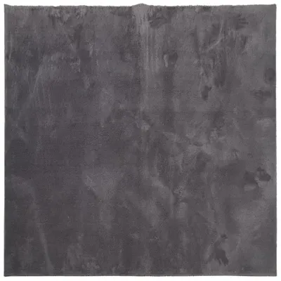 Immagine prodotto di vidaXL Tappeto HUARTE a pelo corto morbido e lavabile antracite 120x120 cm