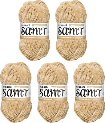 Produktbild von MyBoshi Samt Set 5x100g Lama 872
