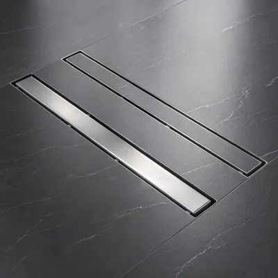 Immagine prodotto di Mai & Mai canale doccia 70cm acciaio inox scarico a pavimento | set completo canale di scarico per bagno | scarico acqua piastrellabile 35L/min | filtro per capelli cromo KE110