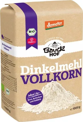 Produktbild von Vollkorn - Dinkelmehl 1Kg 8er Pack
