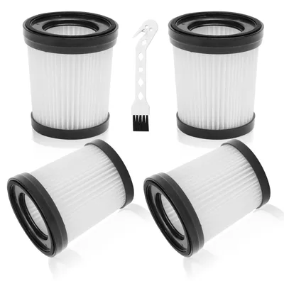 4 HEPA-Filter + Bürste für Staubsauger Lubluelu 202 u. a.