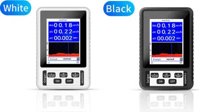 Image de Détecteur de radiations nucléaires portable Compteur Geiger personnel Rayons X ��-rays ��-rays Outil de détection Dose moyenne cumulée en temps réel Modes Pratique Testeur de radioactivité domestique