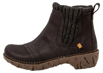 Produktbild von El Naturalista Stiefeletten Damen NE23 PLEASANT BLACK/ YGGDRASIL Farbe Schwarz