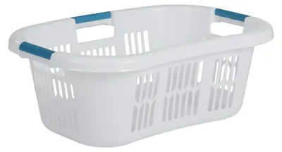Produktbild von Rubbermaid Wäschekorb, Kunststoff, weiß, 1.5 Bushel