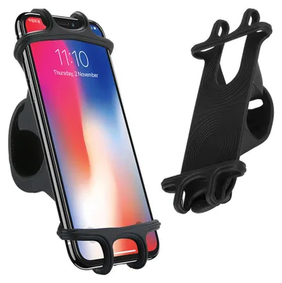 Produktbild von Verk 14407 Silikon-Fahrradtelefonhalter schwarz