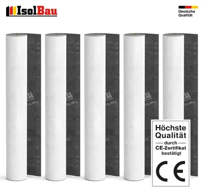 Unterspannbahn Dach 135g/m² Unterdeckbahn 375m² - 5 Rollen 1,5 x 50m SPB 135