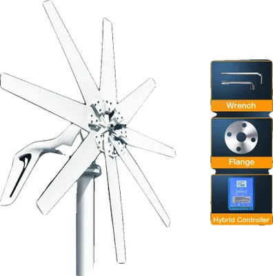 Image de Générateur éolien, fonctionnement silencieux, installation facile, système de contrôle hybride LCD-a, 1000W-f, 24V-a