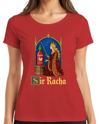 Productafbeelding van "Sir Racha Sriracha Hot Sauce Koningin Zwaard" - Vrouwent-shirt, rood, maat L