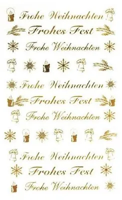 Immagine prodotto di AVERY ZWECKFORM 52391 Avery Zweckform® Z-Design 52391, adesivo natalizio, scritta: "Frohe Weihnacht
