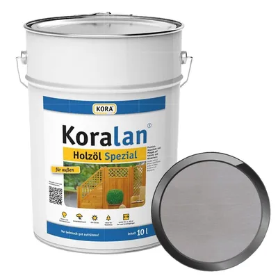 Produktbild von KORA Koralan Holzöl-Spezial 10 Liter Silbergrau
