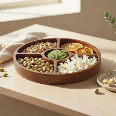 Produktbild von LUMA Snackschale aus Akazienholz rund Ø 29 x 4 cm