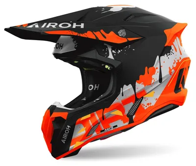 Image de Casque tout-terrain Airoh Twist 3 Dirt, noir, taille L