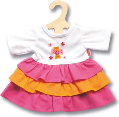 Produktbild von Puppen-Kleid Pinky, klein, Gr. 28-35 cm