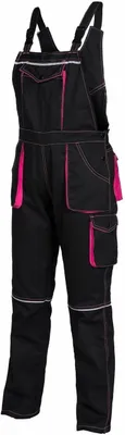 Produktbild von Latzhose NIZO A Gr. 176 Damenlatzhose Arbeitslatzhose Frauen Schutzhose Gartenhose  Overalls mit Taschen Freizeithose Arbeitshose Damen
