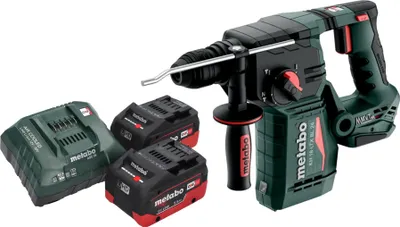 Immagine prodotto di Metabo KH 18 LTX BL 24 Trapano a percussione a batteria 18 V 2,2 J SDS Plus Brushless + 2x batteria LiHD 5,5 Ah + caricabatteria