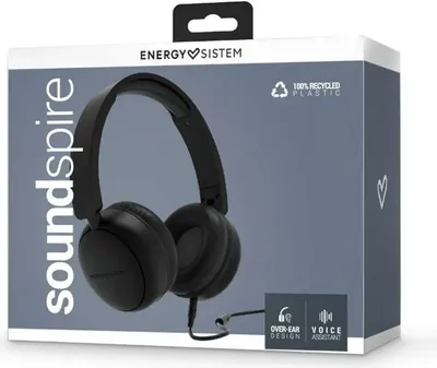 Obrázok produktu pre Energy Sistem Soundspire, Kábel, Hovor / hudba, 20 - 20000 Hz, 151 g, Slúchadlá s mikrofónom, Čierna