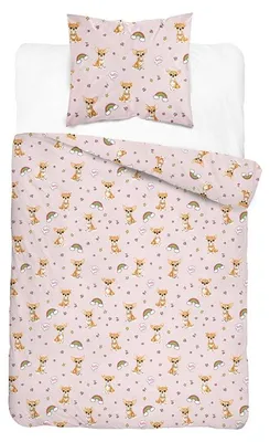Produktbild von Bettwäsche, Baumwollbettwäsche für Kinder 160x200 xoxo 5855a Hunde