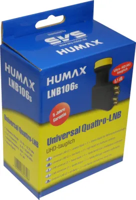 Obrázok produktu pre Humax LNB 106 Quattro Univerzálny LNB