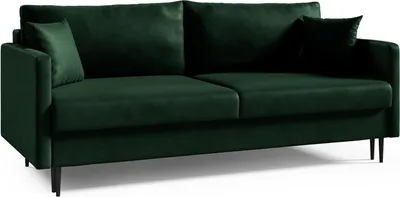 Zdjęcie produktu dla LIKMA Rozkładana Kanapa Mara Butelkowa Zieleń 209x93x92 cm z Funkcją Spania, Pojemnikiem na Pościel, Sofa w Tkaninie Fresh 13