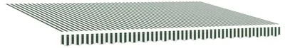 Image de Auvent Rétractable Vert et blanc 500 × 300 cm