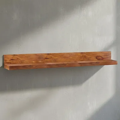 Wandregal NAKO Massivholz_ Flexibles Landhaus-Design_ verschiedene Größen_ pflegeleicht - KADIMA DESIGN_Farbe_ Braun_ Größe_ 160x24x17 cm_#sku_BARWL1.580#