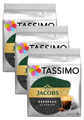 Immagine prodotto di Tassimo Jacobs caffè tostato macinato in capsule 118g confezione da 3 pezzi