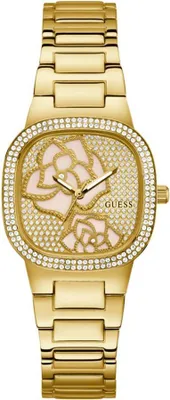 Image de Guess Rose Bud Montre Femme Golden Femmes Golden One Size