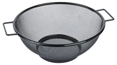 Obrázek produktu pro Salátové síto z nerezové oceli Ø 23 cm v černé barvě