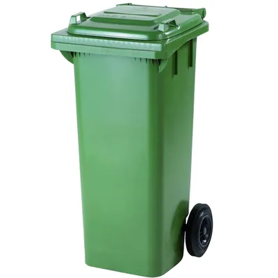 Zdjęcie produktu dla Pojemnik kosz kubeł na odpady śmieci EUROPLAST 80L zielony