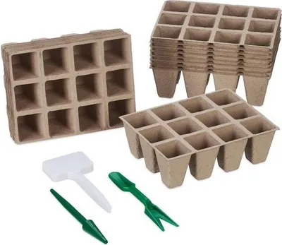 Produktbild von Anzuchttöpfe 192 Sets mit Zubehör