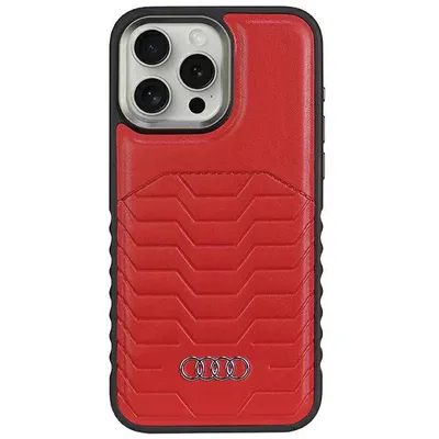 Image de Audi Synthetic Leather Magsafe Iphone 14 Pro 6.1 Red/Red Hardcase Au-Tpupcmip14P-Gt/D3-Rd