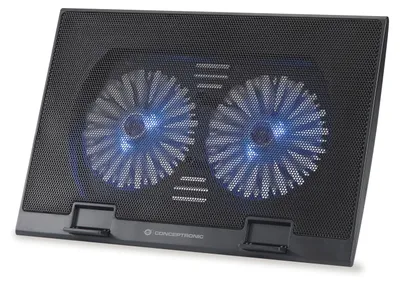 Immagine prodotto di Conceptronic THANA02B base di raffreddamento per laptop 43,2 cm (17") Nero