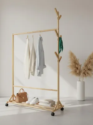 Produktbild von Garderobenständer rollbar