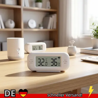 Produktbild von Tuya WLAN Thermometer Hygrometer Smart Home Mini