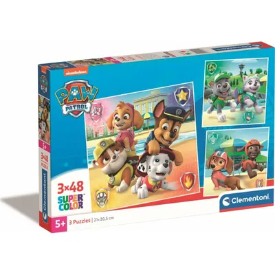 Produktbild von Clementoni | Paw Patrol Puzzle 3x48 Teile.
