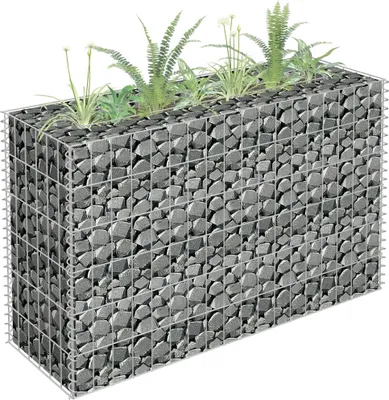 Produktbild von Gabionen-Hochbeet Verzinkter Stahl 90×30×60 cm , Gabionen Design 2024