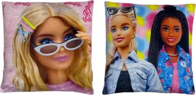 Produktbild von Barbie Dekokissen Kinder – Kissen 38x38cm Icon Design