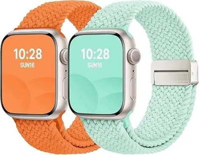 Zdjęcie produktu dla Pasek do apple watch pleciony nylonowy magnetyczny 38 42 mm