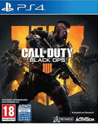 Obrázek produktu pro Activision Call of Duty: Black Ops 4, PlayStation 4, Režim multiplayer, Starší, Fyzické médium