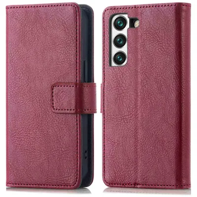 Imagen del producto de Funda Tipo Libro de Lujo para Samsung Galaxy S22 - Bordeaux