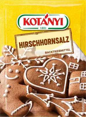Produktbild von Kotanyi soľ z jelenieho rohu - kvások ideálny na sušienky 50g
