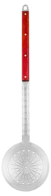 Produktbild von Schaumkelle 65 cm Schumovka Schaumlöffel Siebkelle Abseihlöffel Edelstahl mit Holzgriff