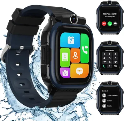 Produktbild von AstraMinds Kinder Smartwatch 4G mit GPS Videoanruf SOS IP67 wasserdicht Uhr mit Telefon Kamera Schrittzähler Schlafmonitor für Mädchen Jungen 3 12